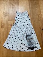 Kleid in Größe 122 / 128 - Sommerkleid / Hase / gepunktet Neuhausen-Nymphenburg - Neuhausen Vorschau