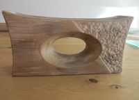 Vase Holzlook Steinlook braun Hingucker Hannover - Ricklingen Vorschau