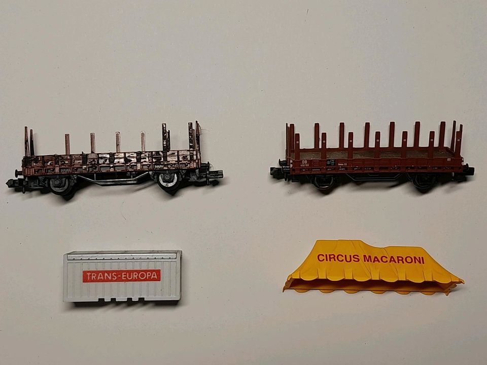 ✅Eisenbahn Modellbau Waggons Spur N kein Märklin Trix Fleischmann in Rengsdorf