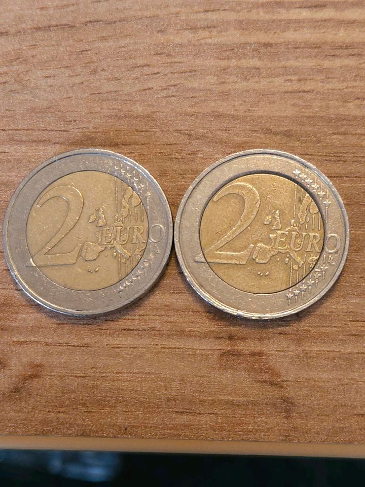 2 Euro Münze,  Fehlprägung in Hamm