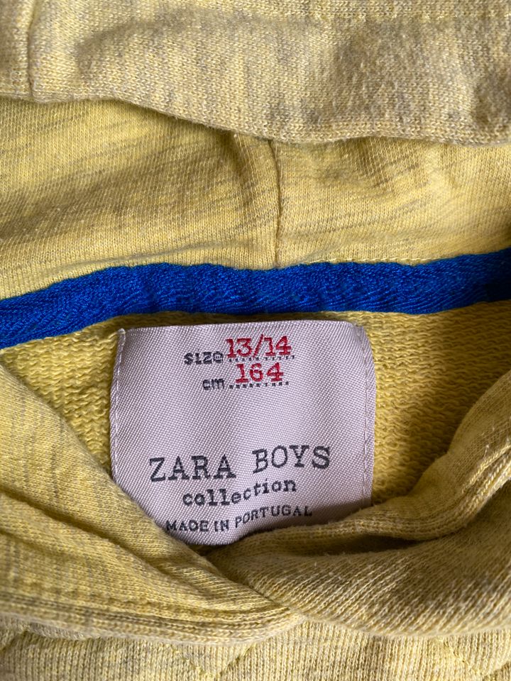 Zara Hoddie Gr. 164 Kaputzenpullover Gelb Junge in Schöneiche bei Berlin