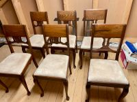 Alter Esstisch Tisch mit 6 Stühlen Holz braun Schleswig-Holstein - Harrislee Vorschau