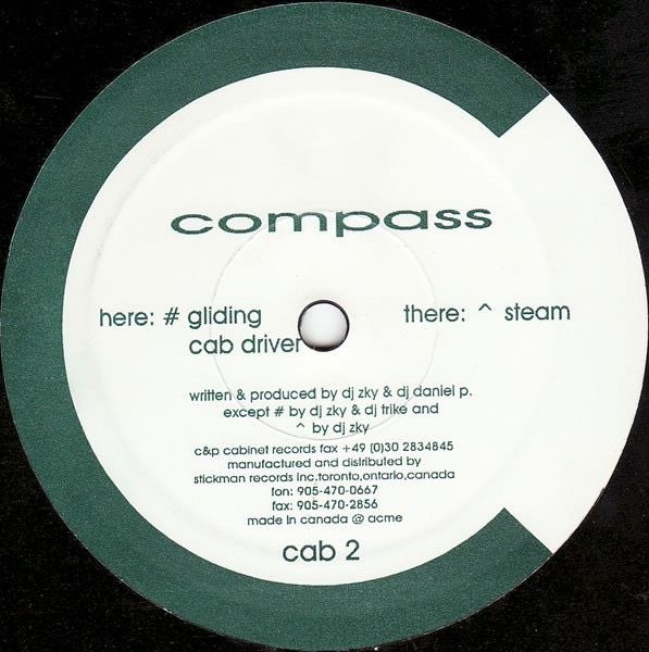 ⭐️1995 Techno Minimal Klassiker 12“⭐️Cab02 -Compass in Graben (Lechfeld)