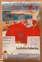 Lacktischdecke in rot oval 160x210 cm unbenutzt in OVP Brandenburg - Erkner Vorschau