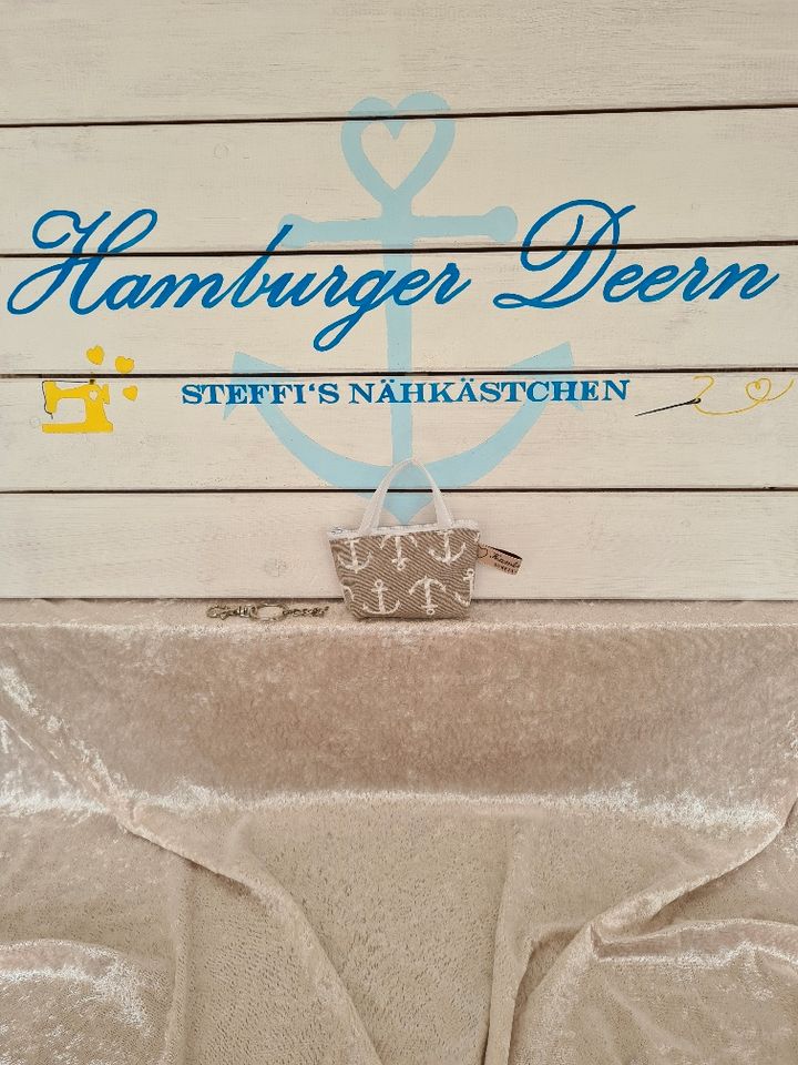 Schlüsseltäschchen „Sweety“ Anker beige hell oder dunkel in Hamburg