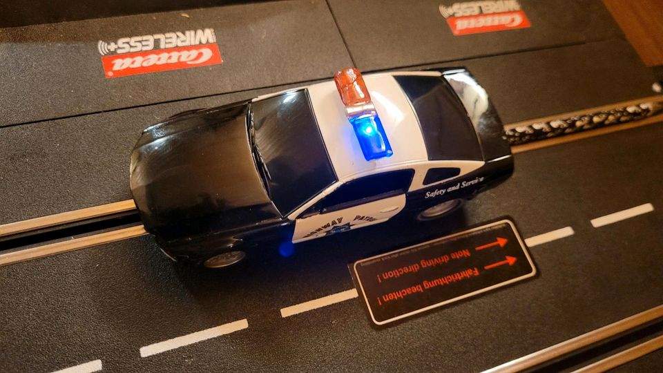 Carrera EVOLUTION oder ProX Ford Mustang Police Polizei in Eschede