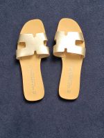 Sandalen, Sommer-Sandaletten gold, Gr. 38 Nordrhein-Westfalen - Salzkotten Vorschau