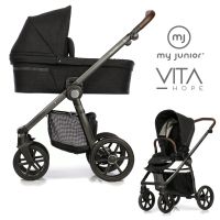 My Junior VITA HOPE 2in1 Kinderwagen-Set - Black Night - XXL-Zubehörpaket - NEU Hessen - Fulda Vorschau