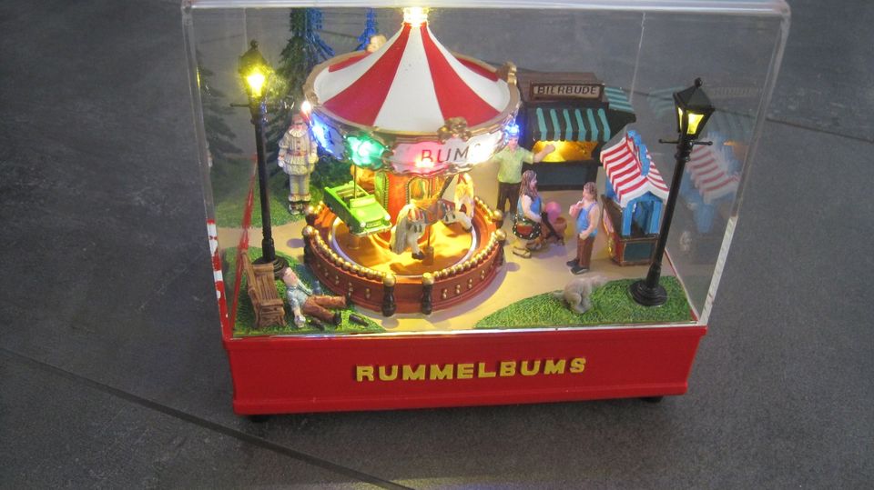 Finch Asozial Rummelbums Box Jahrmarkt Lampe CD Poster Kirmes in Inden