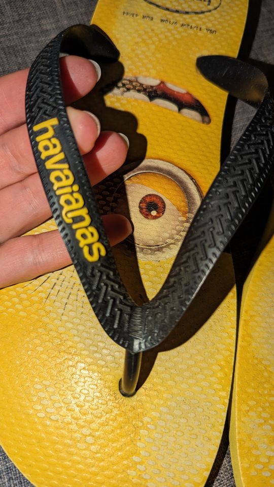 Havaianas Minions FlipFlops Sandalen Latschen gelb schwarz Dynamo in Dresden