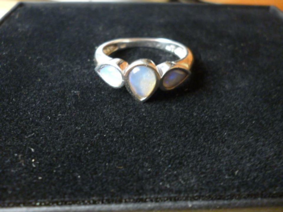 925 Sterling Silber Ring mit Kristallopal in Deggendorf