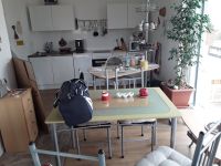 Küchen /  Esstisch mit aufgesetztem Rundregalteil Dresden - Seidnitz/Dobritz Vorschau