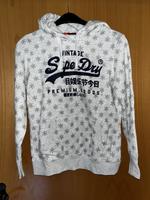 Superdry Sweatshirt/Hoodie,Gr.L mit Kapuze und Glitzersternchen Bayern - Schwarzenbach a d Saale Vorschau