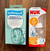 NEU Babylove Regenschutz Babyschale Nuk Babyflasche Baden-Württemberg - Fellbach Vorschau
