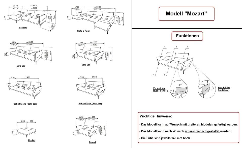 DESIGN SOFA WOHNZIMMER COUCH HOCHWERTIG POLSTERUNG HOLZ METALL in Planegg