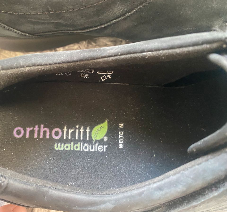 Orthotritt Waldläufer Damen Schuhe Gr.39,5 6 1/2 wie neu in Gotha