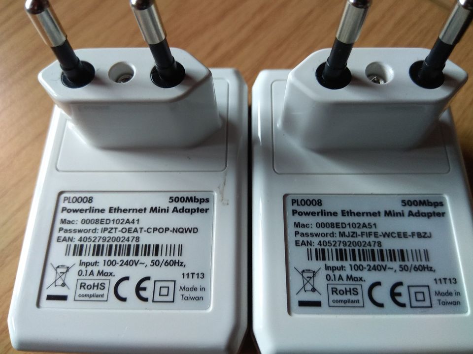 LogiLink Ethernet Adapter Duo Set 500 MBit/s in Schiffweiler