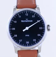 Meistersinger Uhr No.01 Blue Dial Stahl 40mm Handaufzug Einzeiger Nordrhein-Westfalen - Langenfeld Vorschau