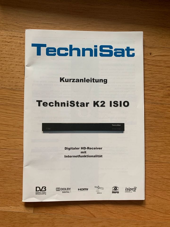 TECHNISAT TechniStar K2 ISIO Digitaler HD Kabel Receiver + 1 TB in Regensburg