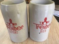 2 x Antike Bierkrüge " Treiber Bier " Baden-Württemberg - Schwetzingen Vorschau