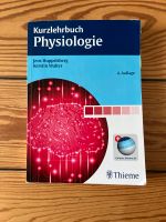Kurzlehrbuch Physiologie Thieme 4. Auflage Hamburg-Nord - Hamburg Alsterdorf  Vorschau