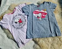 Set 2 T-Shirts Snoopy, Peanuts, Glitzer, Gr. 110/116 Niedersachsen - Bad Bevensen Vorschau