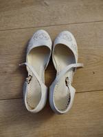 weiße Kommunionschuhe, Hochzeitsschuhe, Pumps, Ballerina Gr. 38 Sachsen - Niesky Vorschau