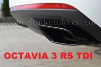 TDI RS245 SKODA OCTAVIA 3 - Endrohre BLACK Auspuffblende / 289€* Bayern - Würzburg Vorschau