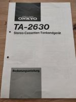 Anleitung Onkyo TA 2630 Schleswig-Holstein - Trittau Vorschau