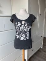 H&M Shirt Gr. S 36 - grau weiß - Muster Niedersachsen - Apen Vorschau