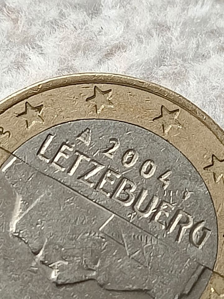 Luxemburg 1 Euro 2004 +Fehlprägung+ in Dortmund