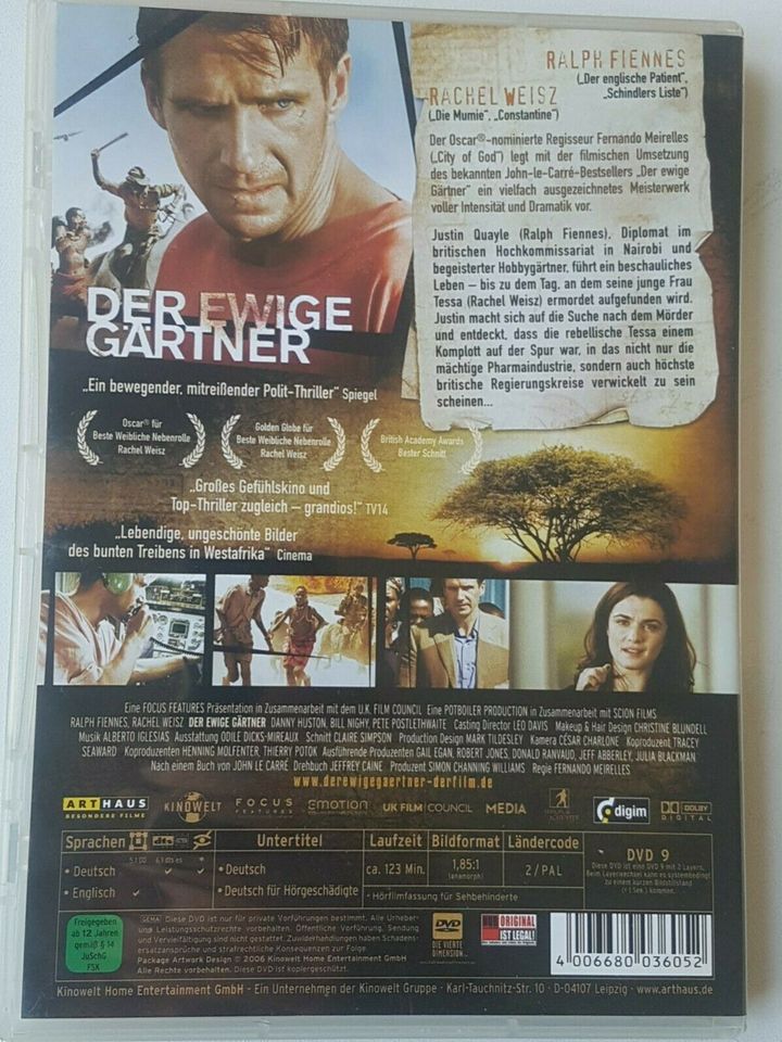 35+ Der Ewige Gärtner Special Edition Dvd, Kostenlose lieferung für