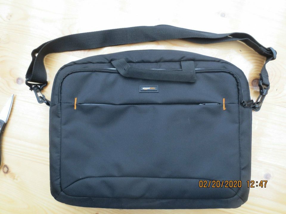 schwarze Laptoptasche in Weferlingen