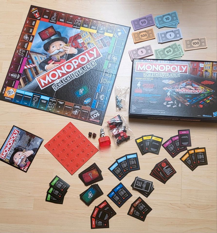 Monopoly,Monopoly für schlechte verlierer, Geselschaftsspiel in Sottrum