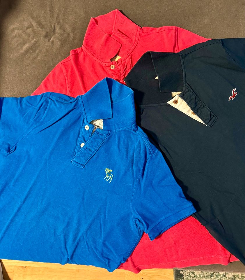 3 Polo Shirts (Hollister & Abercrombie) Gr. M in Bremen