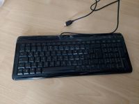 Logitech Tastatur schwarz USB Flat Niedersachsen - Stadthagen Vorschau