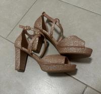 Glitzer Pumps Damen Größe 40 Roségold Kreis Pinneberg - Barmstedt Vorschau