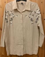 Bluse neu Baumwolle mit Strickerei Berlin - Charlottenburg Vorschau