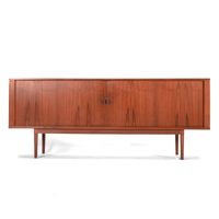 ◤ Peter Lovig Sideboard anrichte tv Board mit lamellentüren Teakholz anrichte Vintage mid Century Schrank 1960er Retro lowboard Dänisch 70er Dänemark Mitte - Tiergarten Vorschau