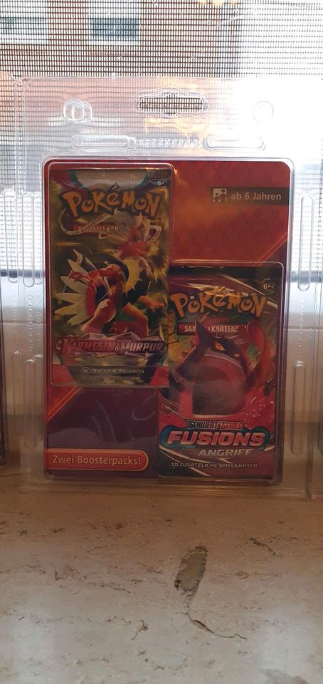 Pokemon Blister - Sturmwinde, Obsidian, Fusionsangriff & Karmesin in Blankenfelde-Mahlow