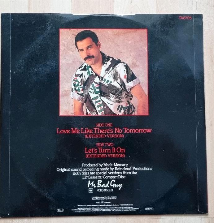 Queen Freddie Mercury Love me like there's no tomorrow Maxi 12' in Stuttgart