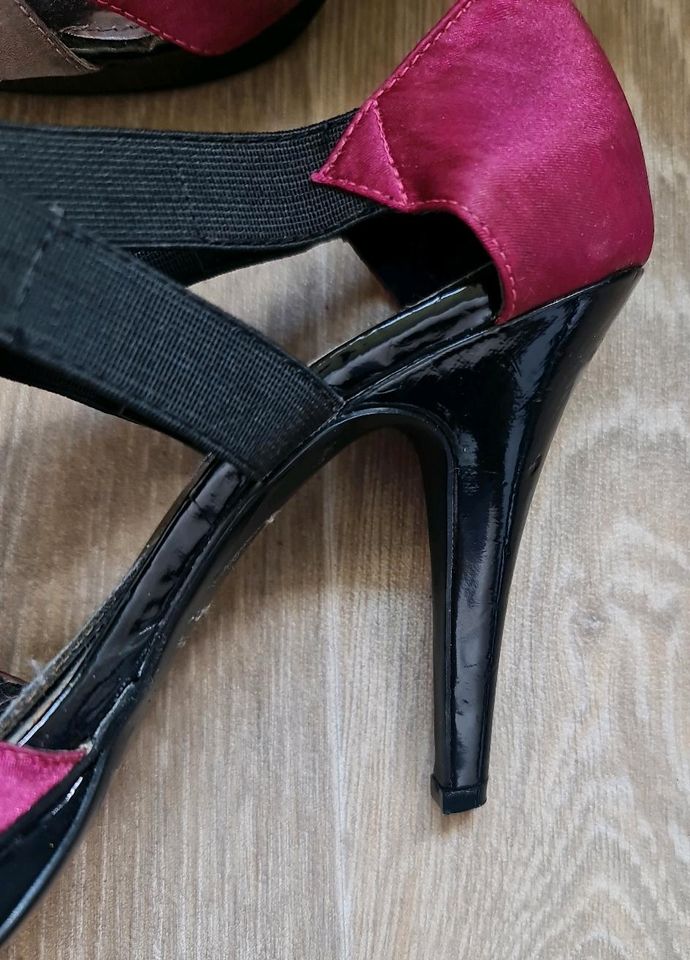 NEXT Pumps/ High Heels, Sandalette mit Schnürung, beig Gr. 39 in Halberstadt