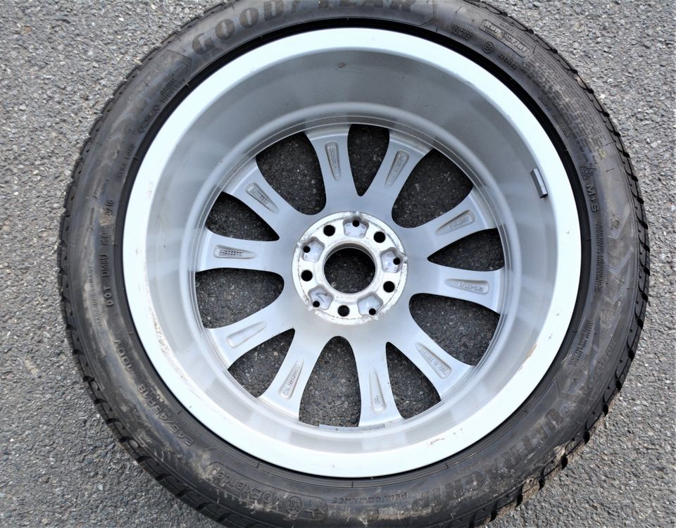 245-45-R18 WINTER GOODYEAR RUNFLAT MERCEDES FELGE 8,0Jx18 ET43 in Hessisch Oldendorf