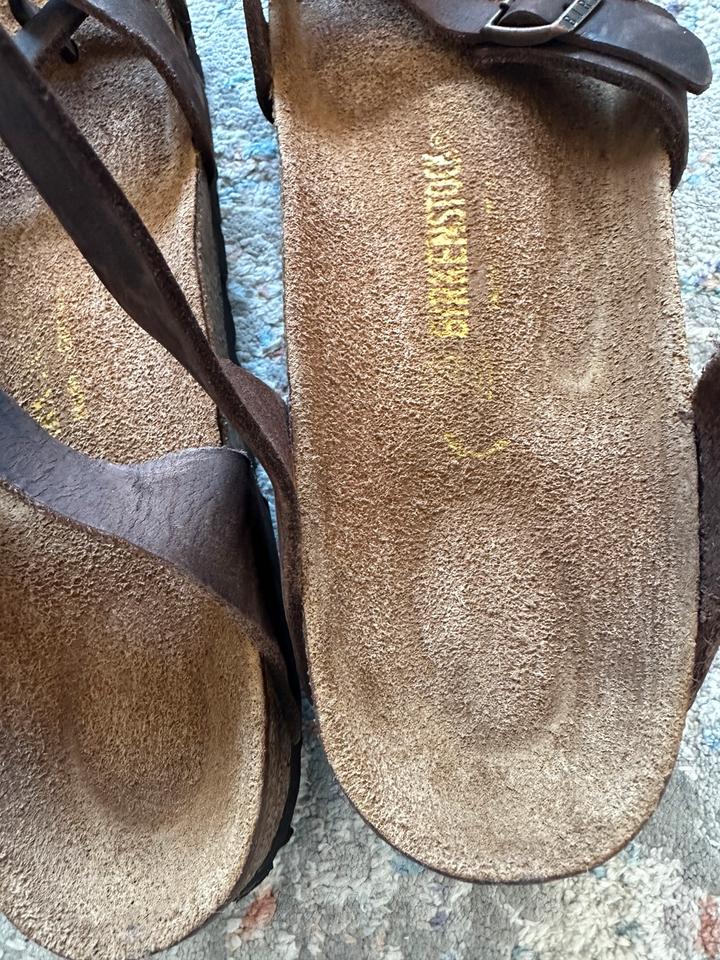 Birkenstock Yara Echtleder Geölt Zehentrenner Knöchelsandale in Berlin