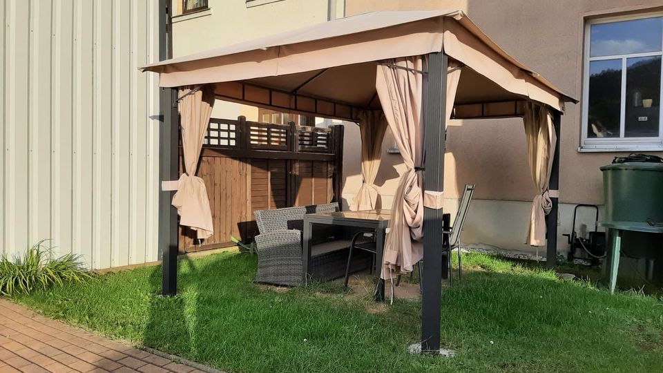 3x4 m Softtop Gartenpavillon 4 Seitenteile und Mückenschutz in Aue