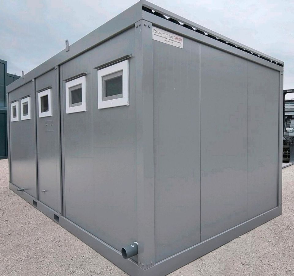 ❗❗ Jetzt erhältlich! ❗❗ Vielseitig nutzbares Hygienemodul - Moderne Sanitäranlage für flexible & mobile Anwendungen - Sanitärcontainer Duschcontainer Toilettencontainer WC-Container Duschraum neu in Brunnen