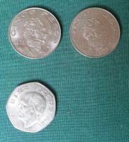 Mexikanische Pesos teilweise Silber Umlaufmünzen u.a. Hidalgo Hessen - Groß-Bieberau Vorschau