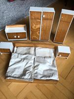Möbel Puppenstube, Puppenhaus Plastik/Holz, Schlafzimmer (DDR) Sachsen - Freital Vorschau