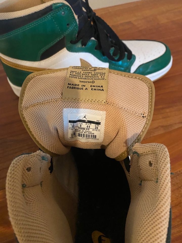 Nike Air Jordan 1, Celtics, Größe 44 in Köln