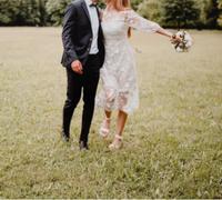 Weißes Ted Baker Midikleid / Sommer / Braut / Standesamt München - Schwabing-West Vorschau